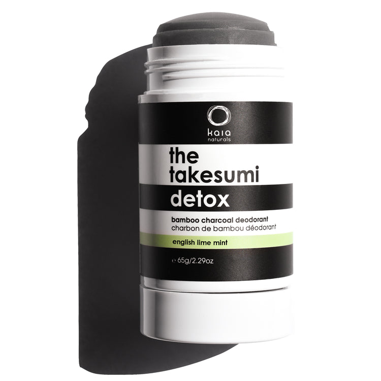 kaia naturals canada the takesumi detox charcoal deodorant + detox