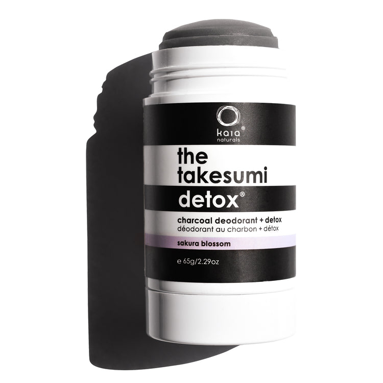 kaia naturals canada the takesumi detox charcoal deodorant + detox