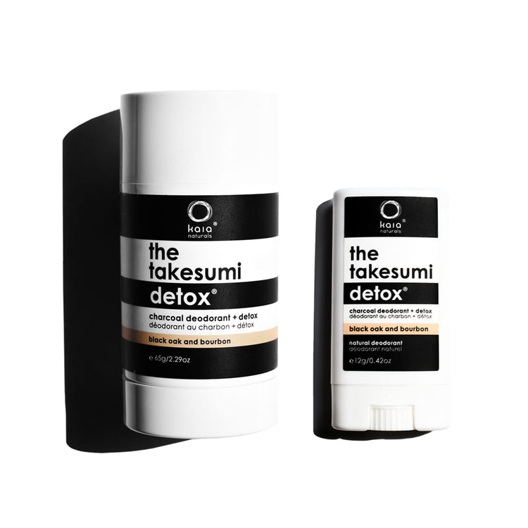 kaia naturals canada the takesumi detox charcoal deodorant + detox