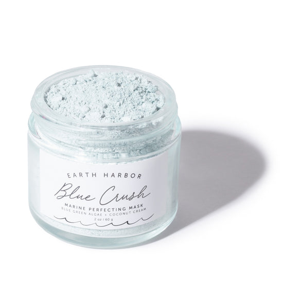 Blue Crush Marine Perfecting Mask was created to beautify and soften skin with a wave of nourishment that will have you immediately crushing on your skin. Excellent to use for a natural glow-up or whenever your skin needs extra TLC.