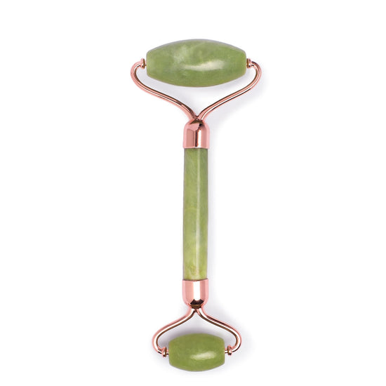 ISLAND JADE Rose Gold Gemstone Facial Roller - Kalonegy Inc. - Earth Harbor