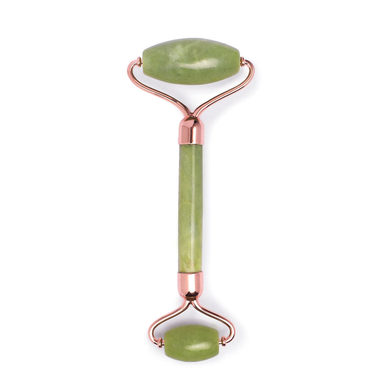 ISLAND JADE Rose Gold Gemstone Facial Roller - Kalonegy Inc. - Earth Harbor