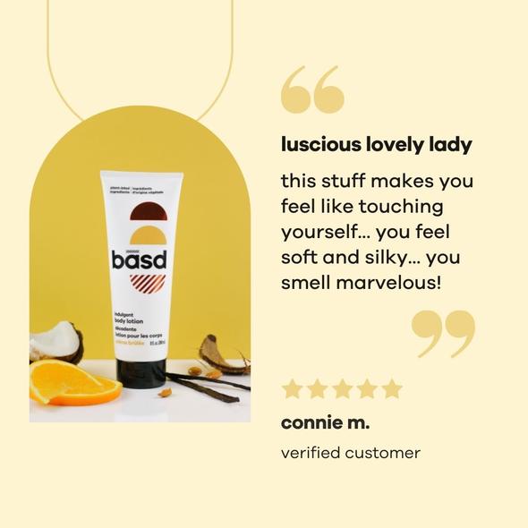 basd body lotion 450ml indulgent creme brulee